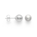 925/- Ohrstecker "Kugel mittel" matt.