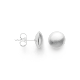 925/- Ohrstecker "Knopf klein" matt.