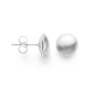925/- Ohrstecker "Knopf mittel" matt.