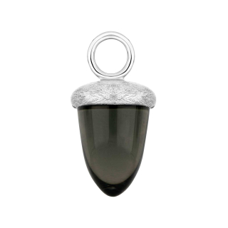 Quarz-Glas Eichelform Farbe91 - rh matt - Stück