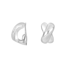 Rhod. Silber system-Clips Mischa 15x9mm
