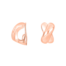 Roséverg. Silber system-Clips Mischa 15x9mm