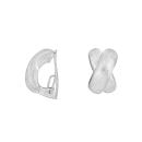 Rhod. Silber matt system-Clips Mischa 15x9m