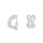 Rhod. Silber matt system-Clips Mischa 15x9m
