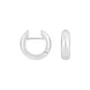 Rhod. Silber System-Creolen Stella 16x5mm