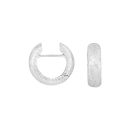 Rhod. Silber matt system-Creolen Stella 16x5mm