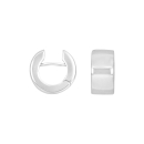 Rhod. Silber System-Creolen Mila 15x8mm