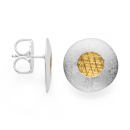 925/- Ohrstecker, Teil vg. rho. Gebüstet/spezialt