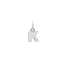 Rhod. Silberpendant Buchstabe - K