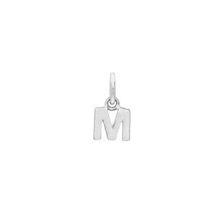 Rhod. Silberpendant Buchstabe - M