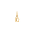 14kt. Goldanhänger Buchstabe - D