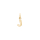 14kt. Goldanhänger Buchstabe - J