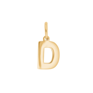 14kt. Goldanhänger Buchstabe - D
