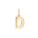 14kt. Goldanhänger Buchstabe - D