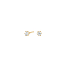 8kt. Goldohrringe m/cz