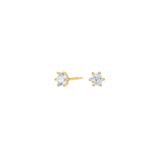 8kt. Goldohrringe 4mm