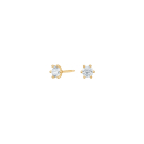 8kt. Goldohrringe 4mm