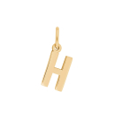 14kt. Goldanhänger Buchstabe - H