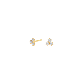 8kt. Goldohrringe m/cz