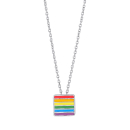 Rhod. Silberhalskette LGBT52 10mm