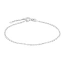 Rhod. Silberarmband Anker