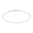 Rhod. Silberarmband Anker