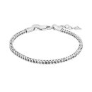 Rhod. Silberarmband SQUARE52