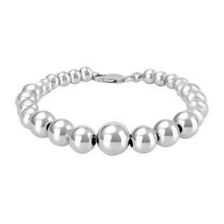 Rhod. Silber Armband