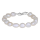Rhod. Silb Armband BAROQUE52 Süßwasserperlen 10mm