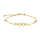 Vergoldet Silber Armband GEM52