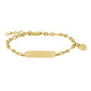 Verg. Silberarmband m/Gravurplättchen und hertz
