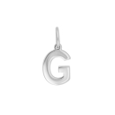 Rhod. Silberpendant Buchstabe - G