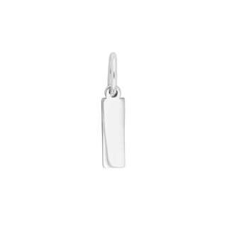 Rhod. Silberpendant Buchstabe - I