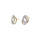 14kt. Goldohrringe m/Dia. 0.020ct W/SI
