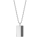 SON Stahl Halskette mit carbon