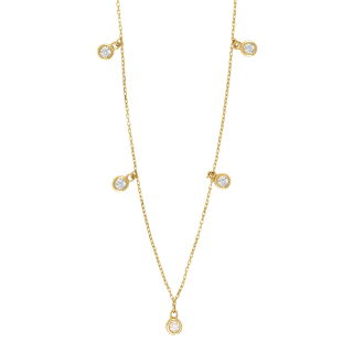 8kt. gold Kette 42+3cm