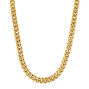 SON Panzer Halskette Stahl IP gold
