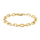 SON Stahl Armband IP gold 21cm