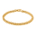 SON Armband stahl IP gold 18+2cm