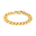 SON Armband stahl IP gold 19cm