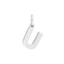 Rhod. Silberpendant Buchstabe - U