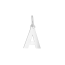 Rhod. Silberpendant Buchstabe - A