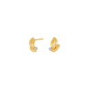 8kt. Goldohrringe m/cz