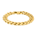 SON Armband stahl IP gold gebürstet 19cm
