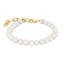 SON Armband stahl IP gold + FWP 23cm