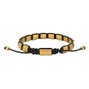 SON Armband steel IP gold