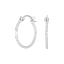 Rhod. Silberohrringe NICE52 1,6mm