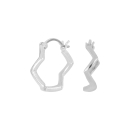 Rhod. Silberohrringe NICE52 2,4mm