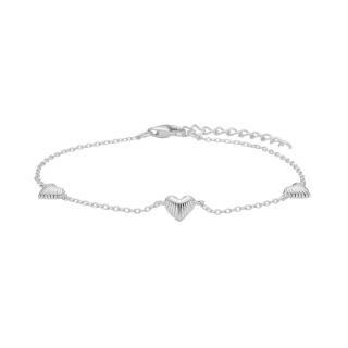 Rhd. Silber Armband Herz BREEZE52