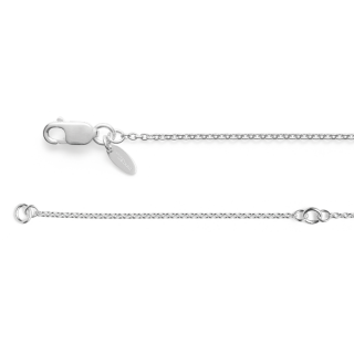 925/- RundankerKette Karabiner, rho, 1,16mm